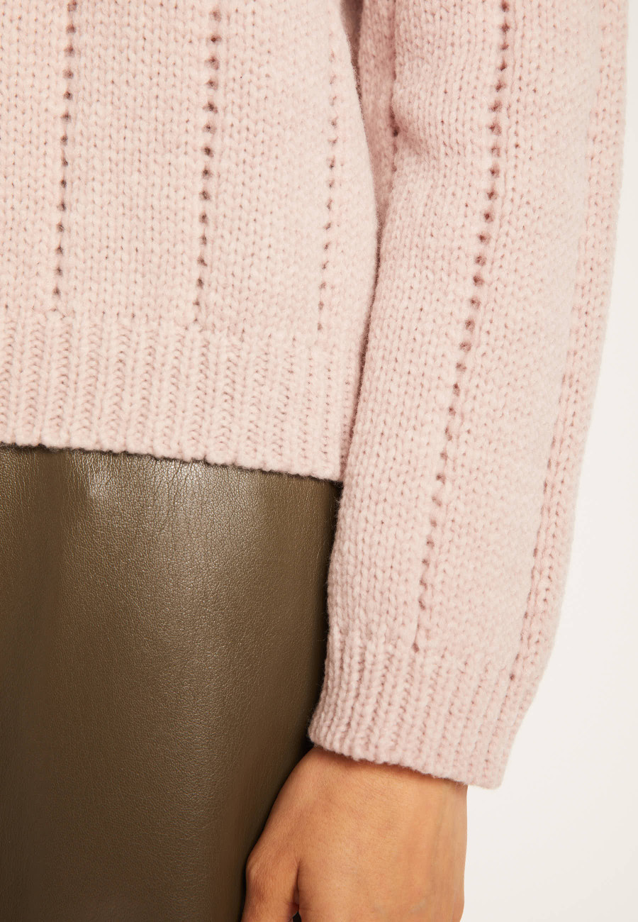 Pull col rond en laine nylon - Gustave