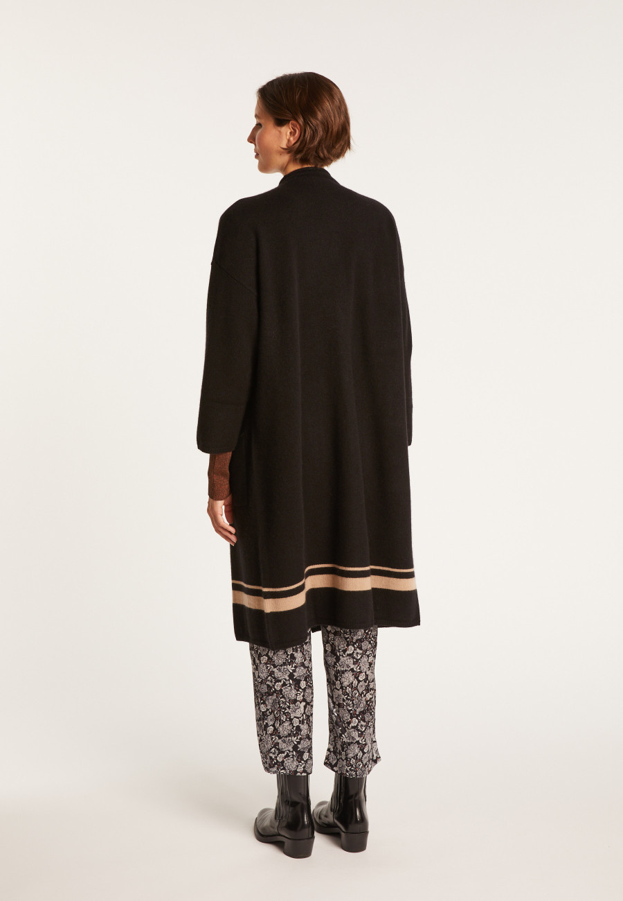 Manteau col montant en cachemire 2 fils - Dorys