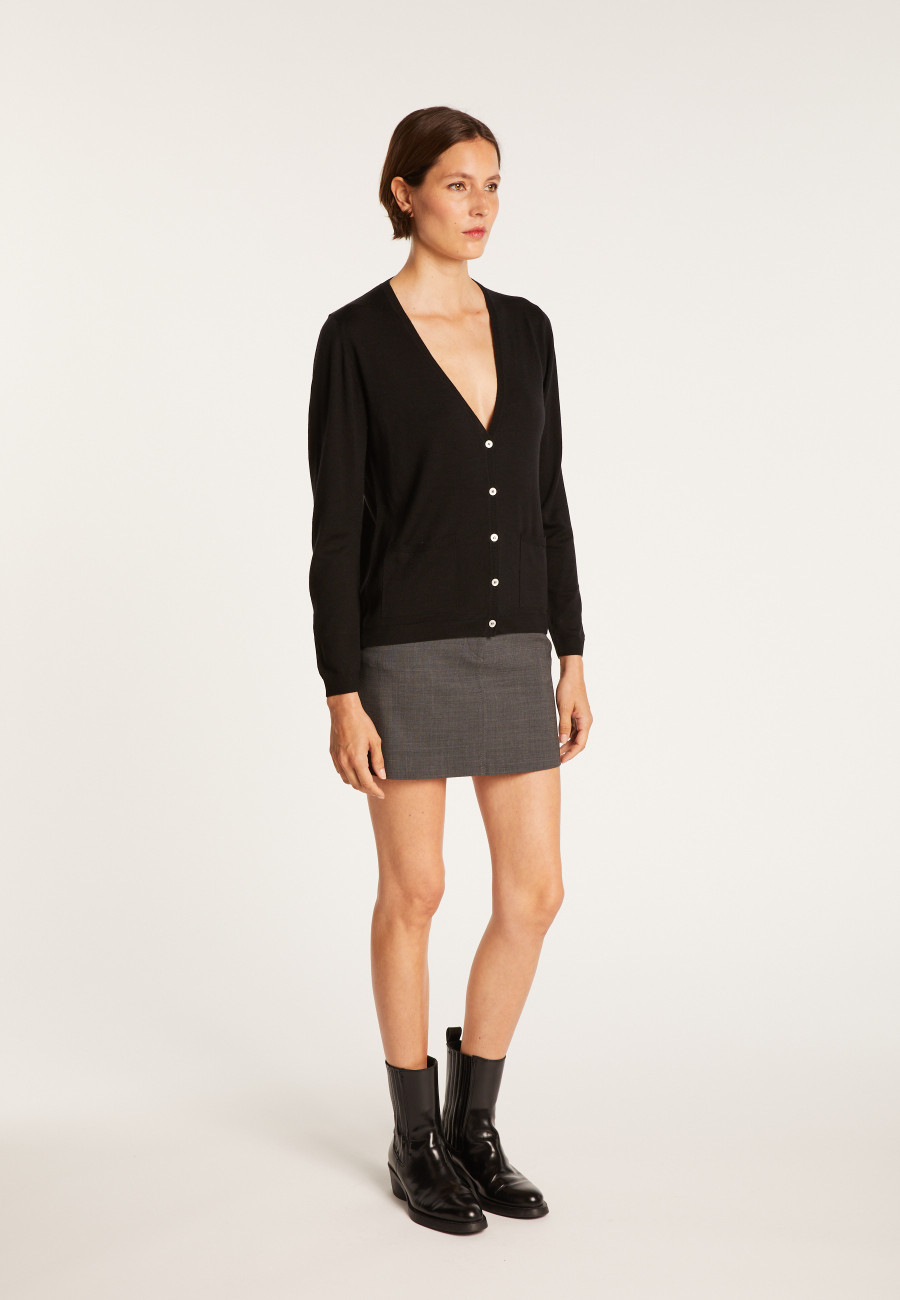 Colete 100% lã merino para bebê