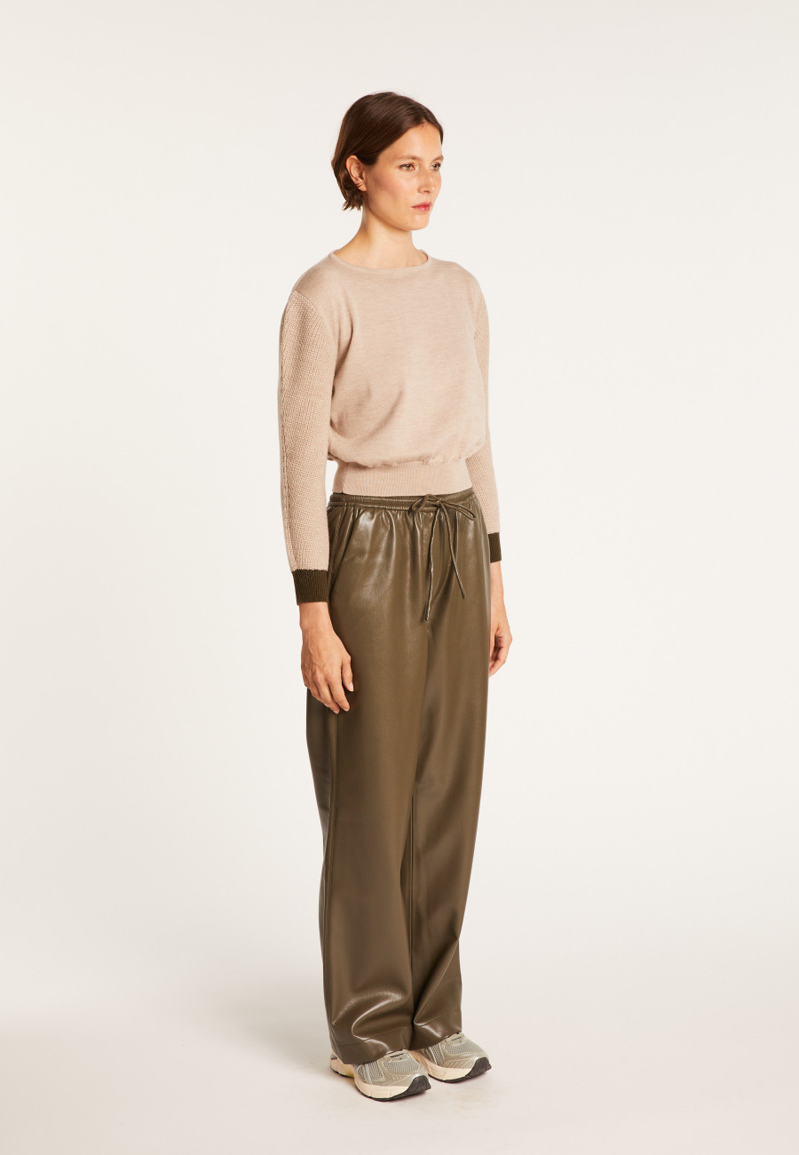 Short wool sweater - Fanfan