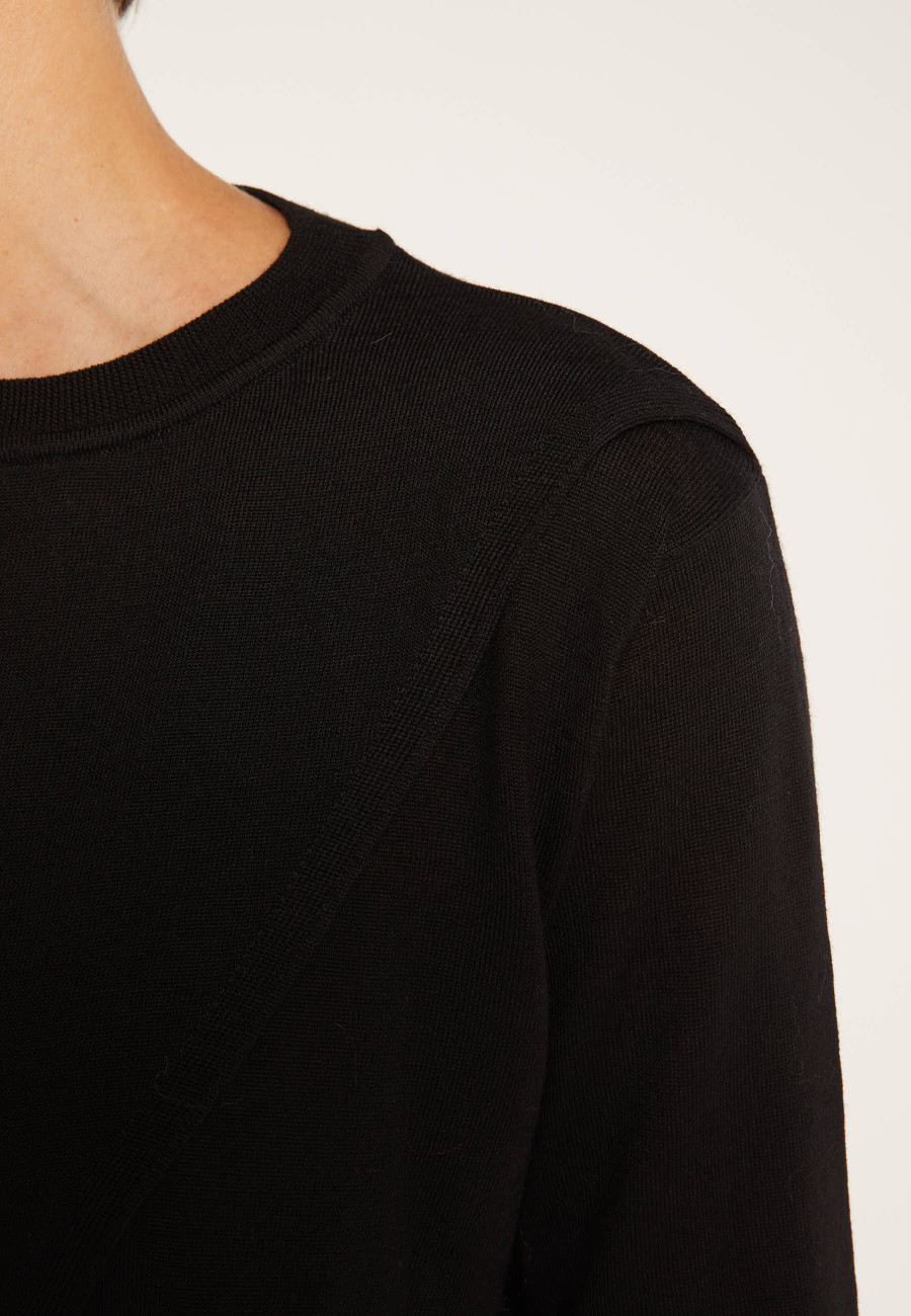 Double-breasted wool sweater - Fredi