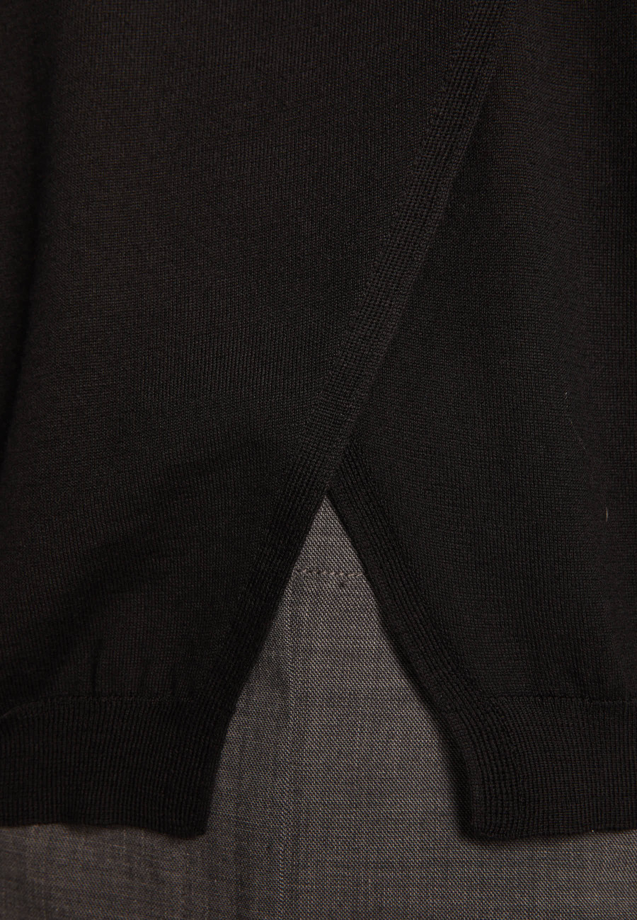 Pull croisé en laine - Fredi