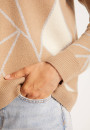 Jumper with geometric patterns - Felix