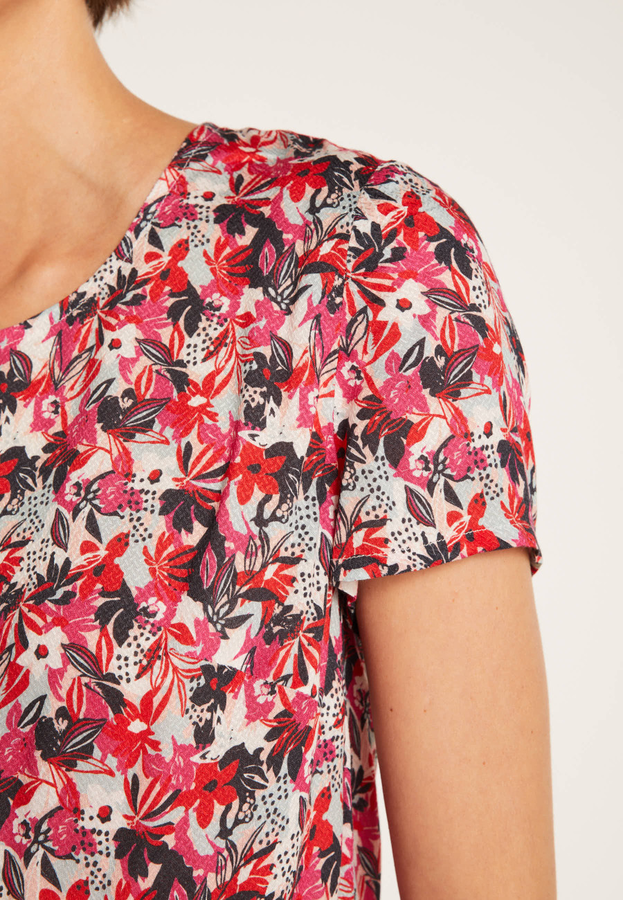 Floral viscose top - Nantes