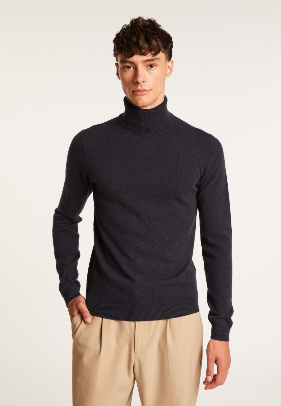 Pull col roulé en cachemire - Bruno