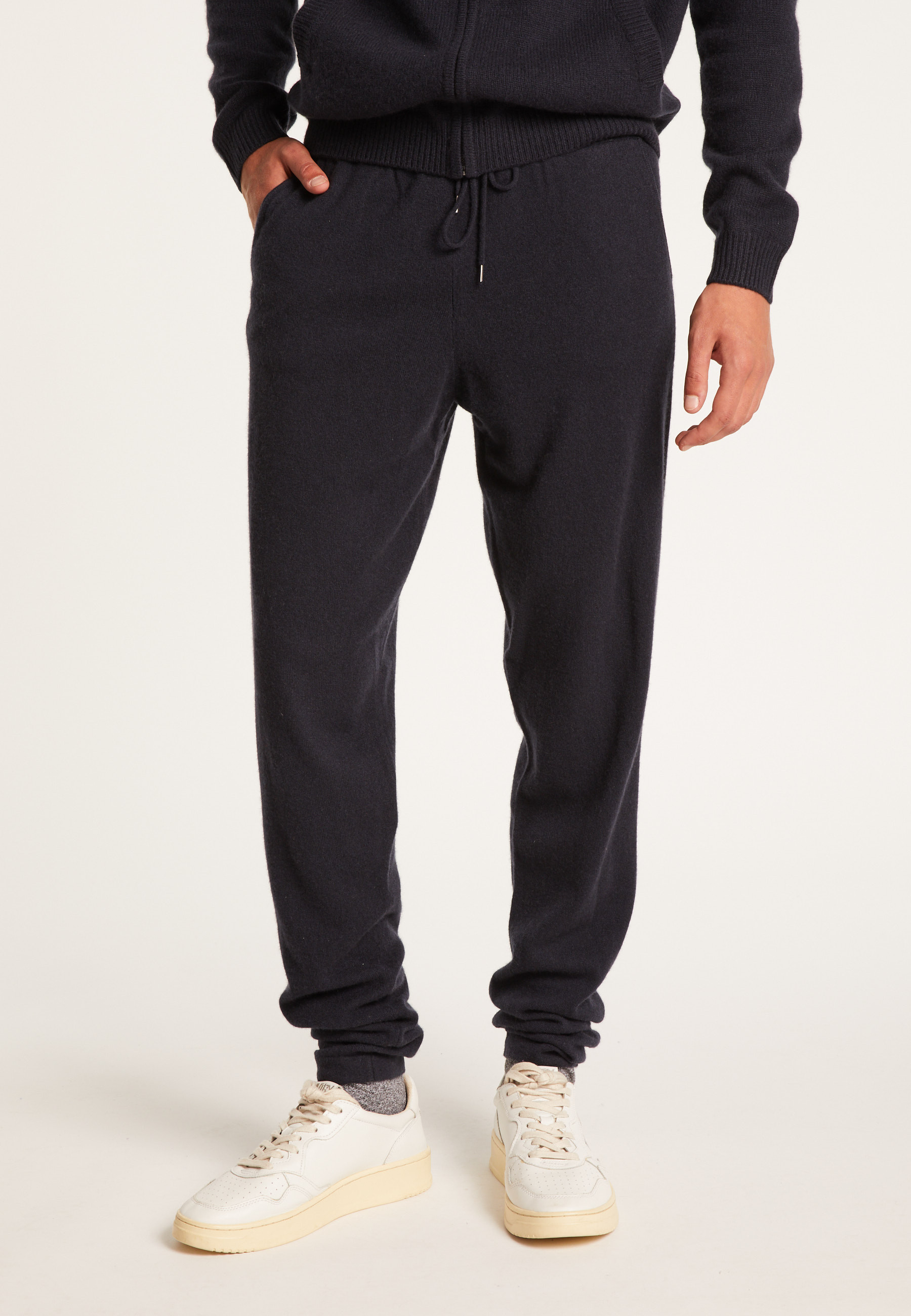 Pantalon en cachemire - Harvey 6340 Marine - 05 bleu marine
