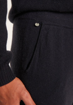 Pantalon en cachemire - Harvey 6340 Marine - 05 bleu marine