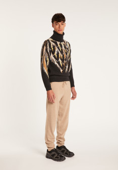 Pantalon en cachemire - Harvey 6340 Marine - 05 bleu marine