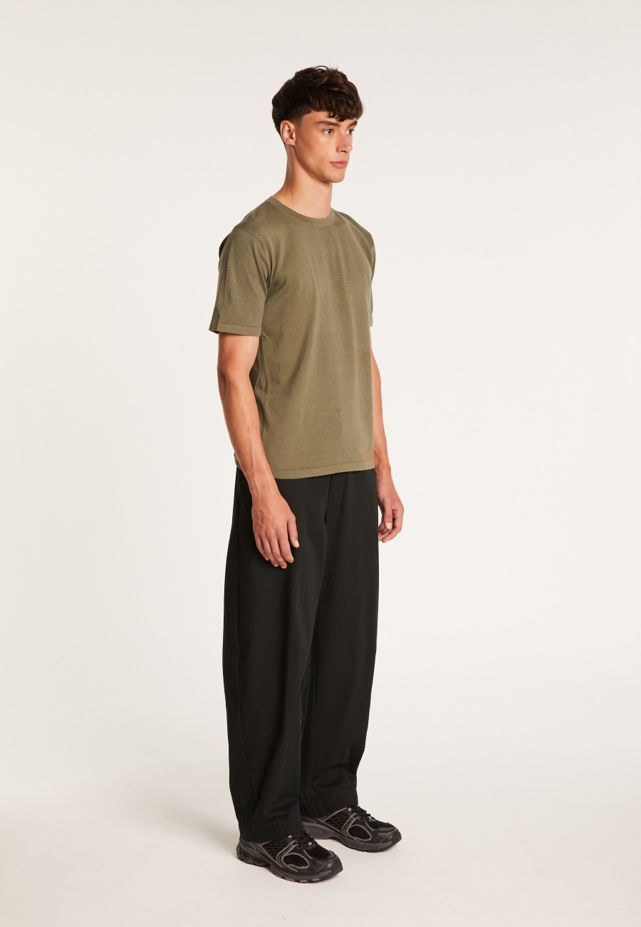 Cotton and silk T-shirt - LARS