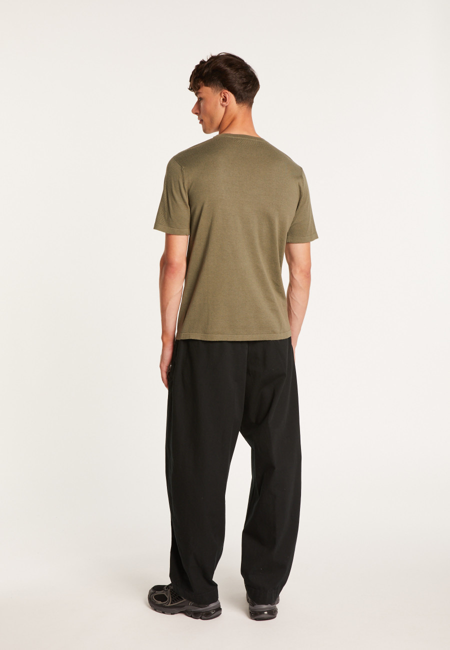 Cotton and silk T-shirt - LARS