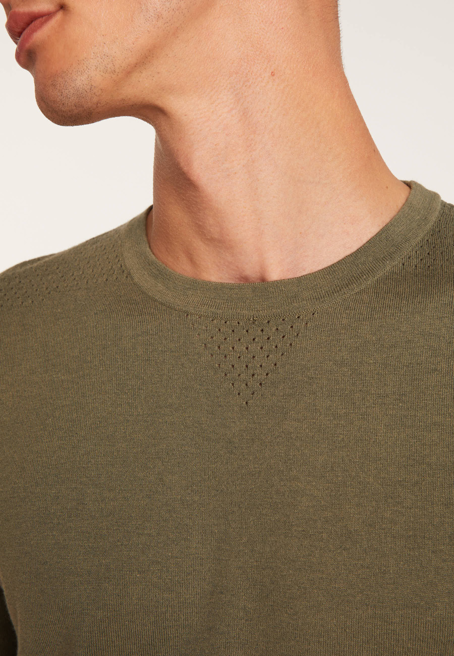 Cotton and silk T-shirt - LARS