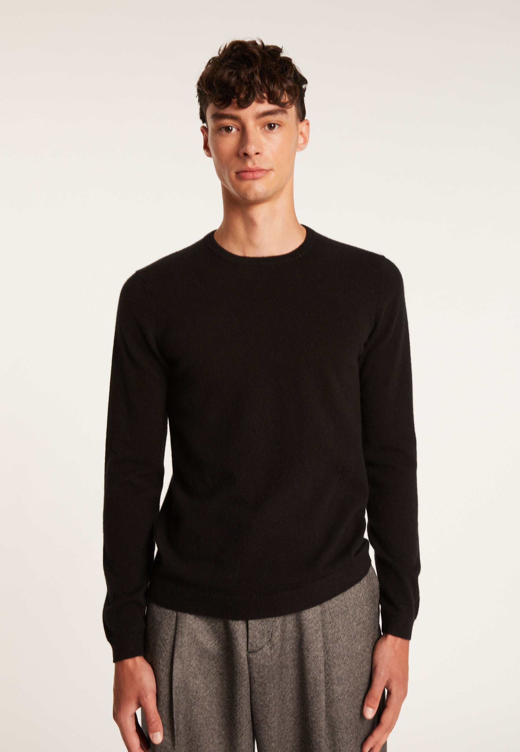 Pull col rond en cachemire - Benoit 