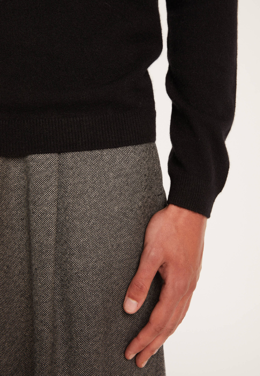 Suéter de cashmere com gola redonda - Evain