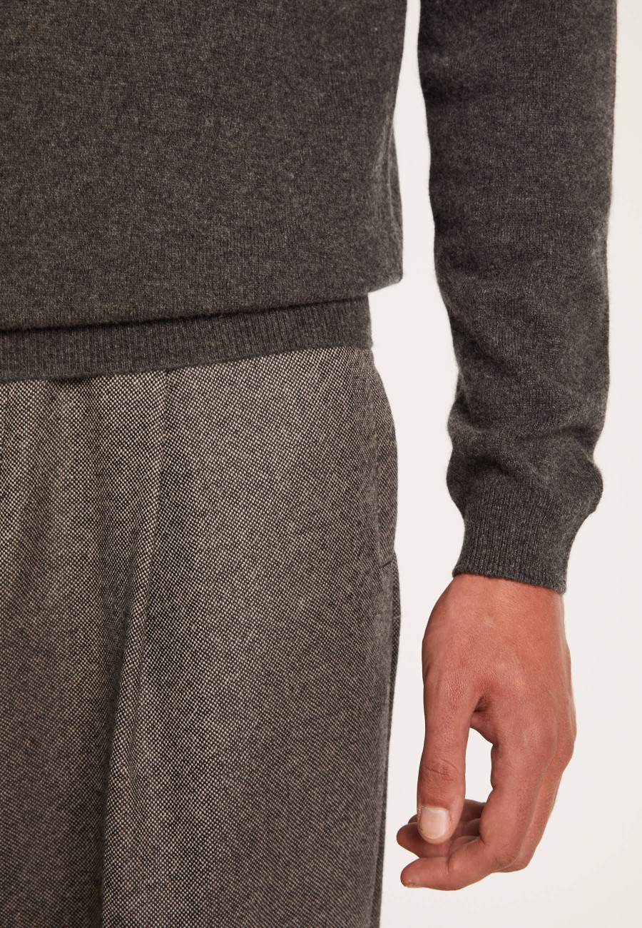 Suéter de cashmere com gola alta - Bruno