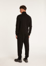 Gilet zippé en cachemire 4 fils - Balthazar 6610 noir - 01 Noir