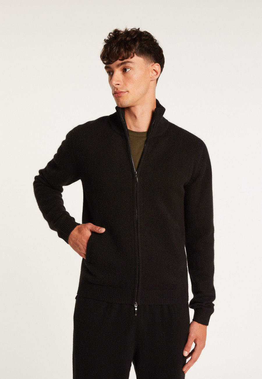 Gilet zippé cachemire 4 fils - Balthazar