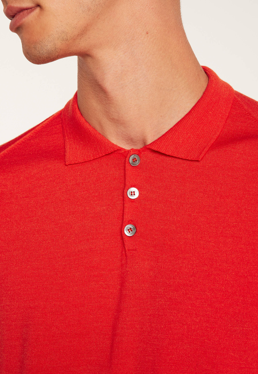 Polo en laine et soie - Bartev