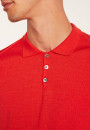 Pull col polo en laine et soie - Bartev 6801 beige - 12 Beige clair