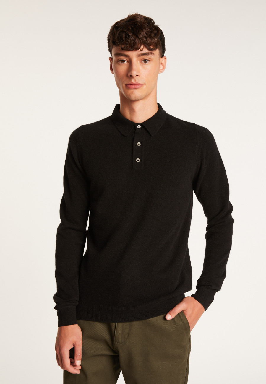 Cashmere polo neck sweater - Emerson
