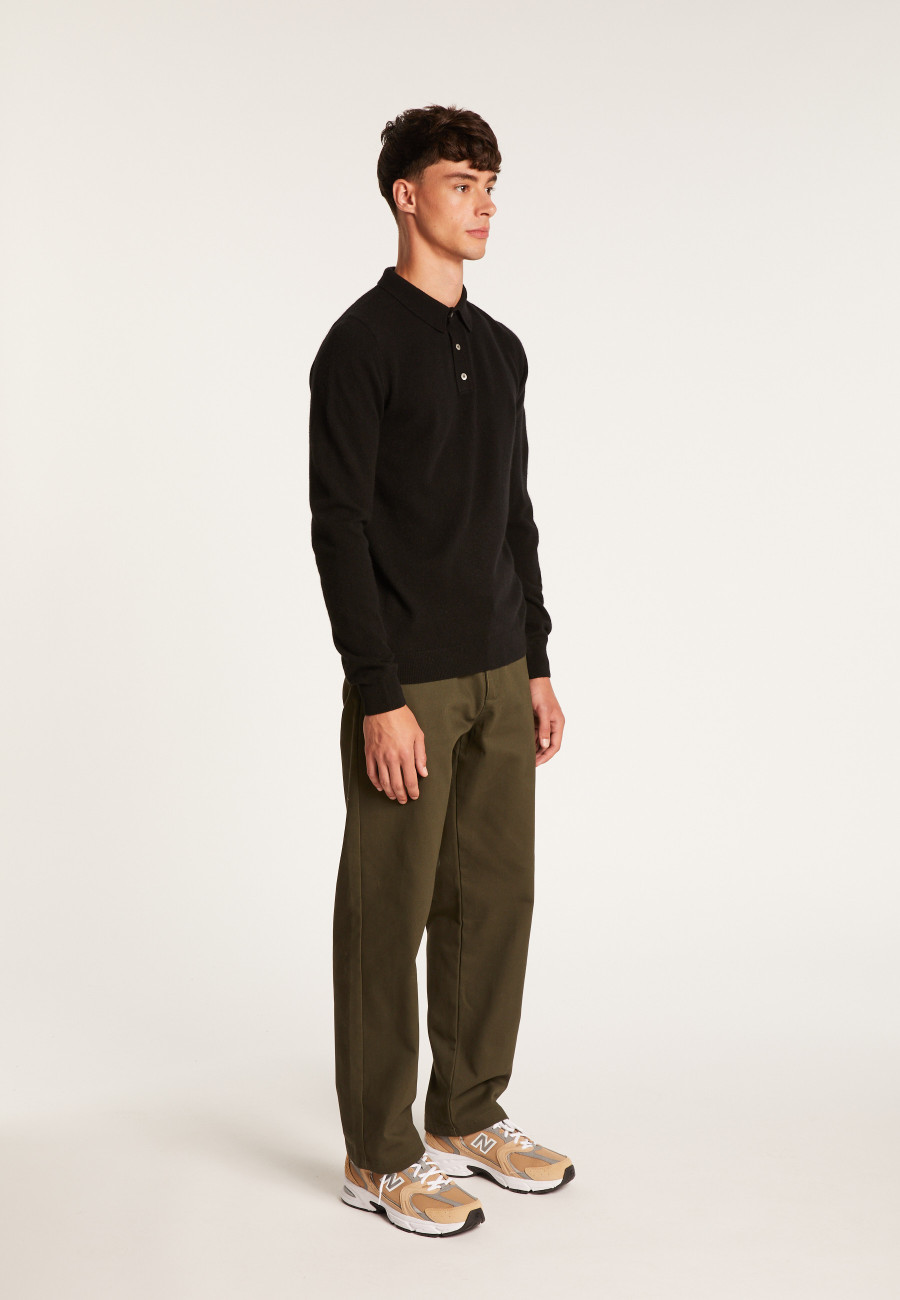Cashmere polo neck sweater - Emerson