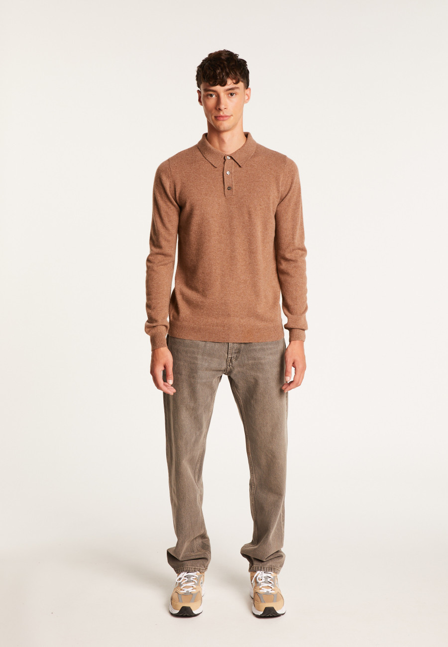 Cashmere polo neck sweater - Emerson
