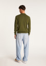 long-sleeved polo shirt in 100% cashmere-BILLY