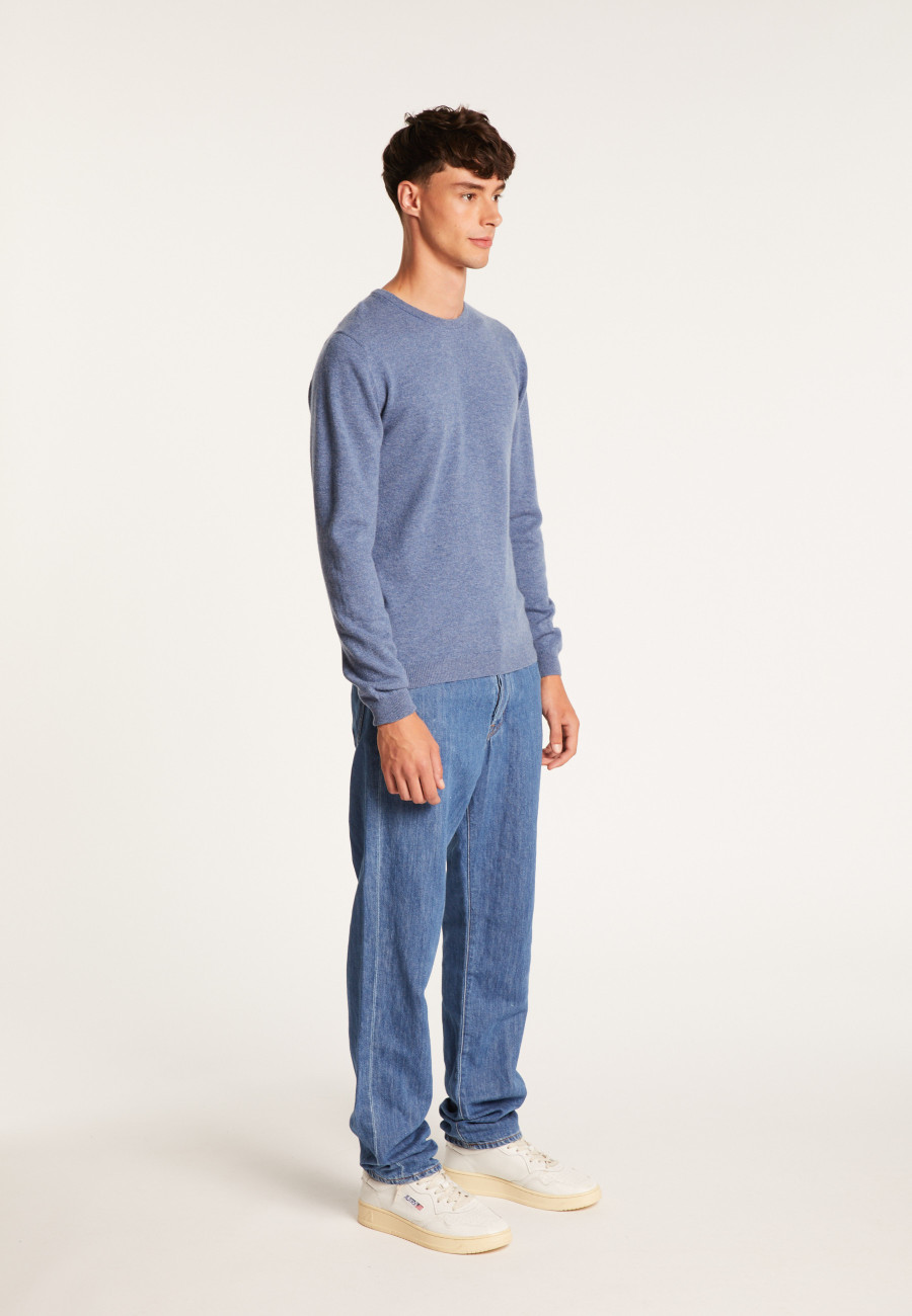 Round-neck cashmere sweater - Evain
