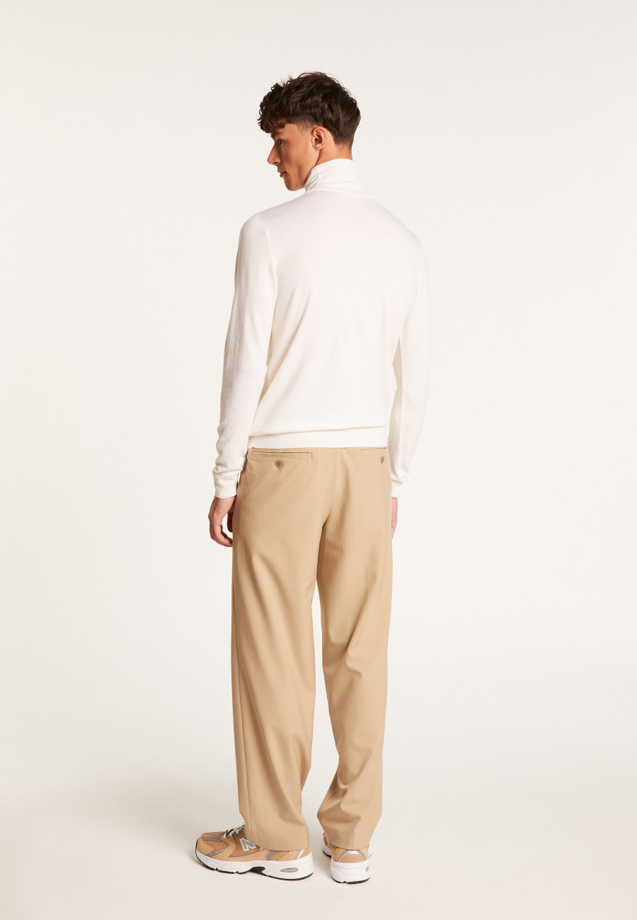 Pull col roulé en laine mérinos - Enzo