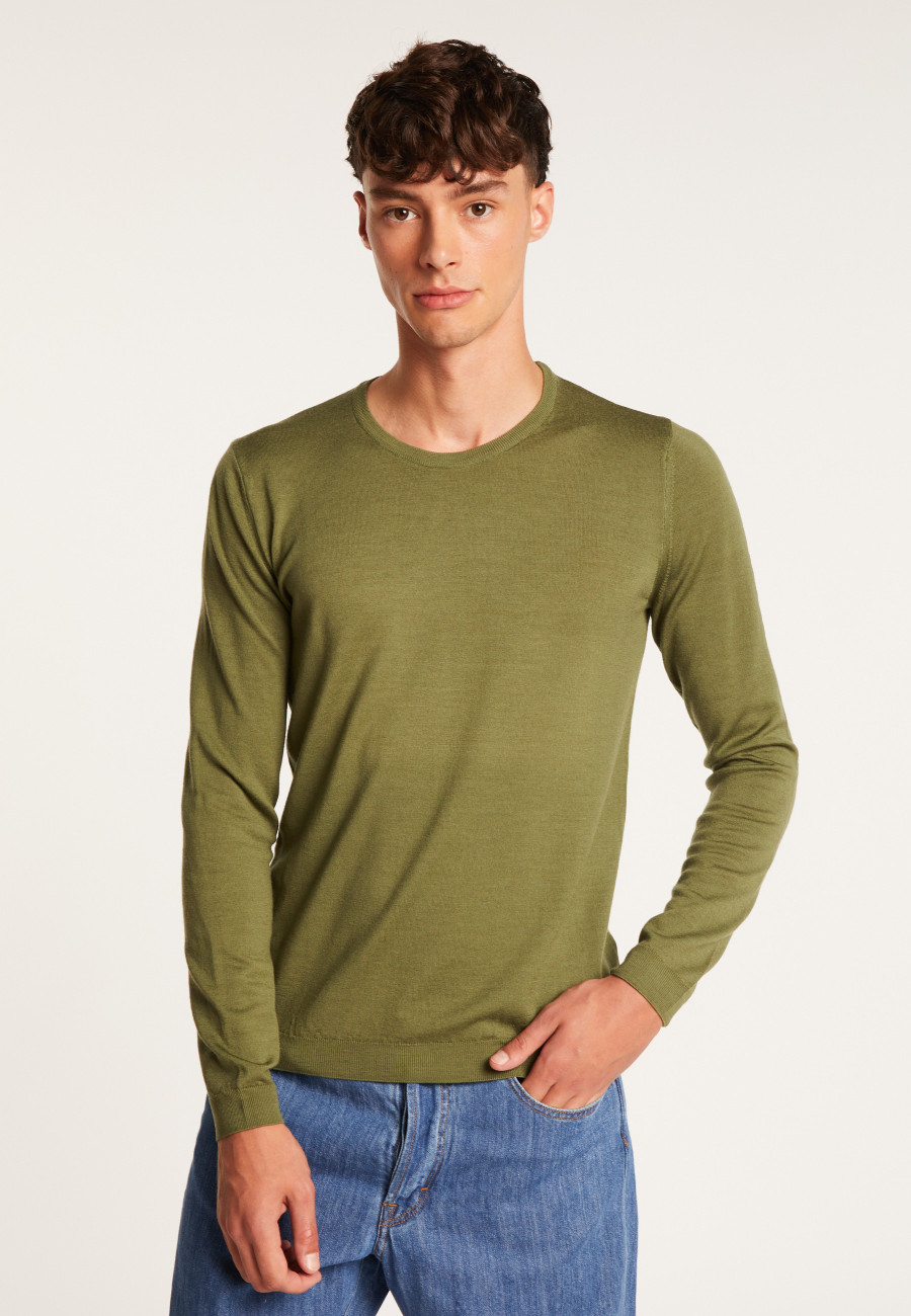 Round-neck wool sweater - Eddie