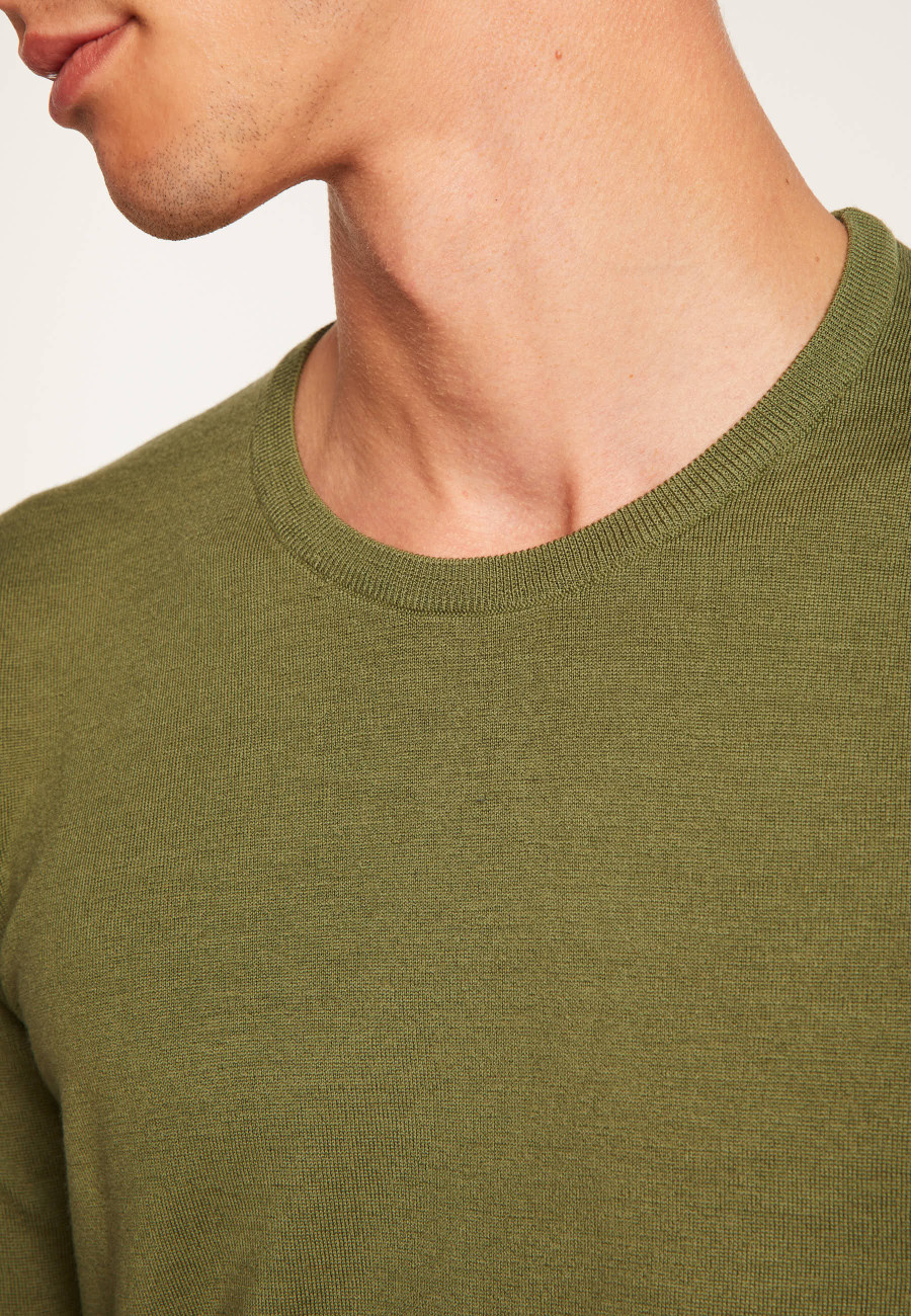 Round-neck wool sweater - Eddie