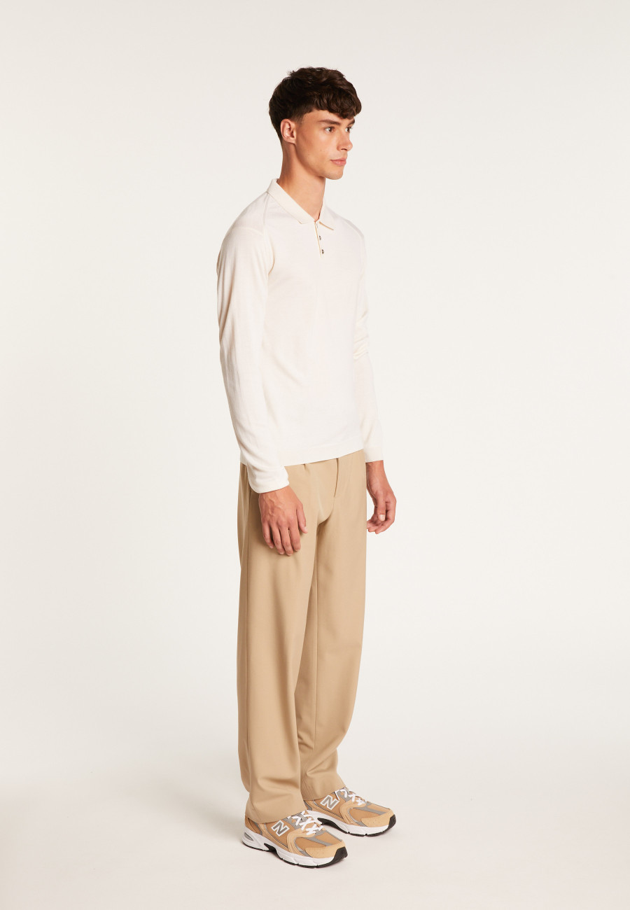 Polo en laine et soie - Bartev