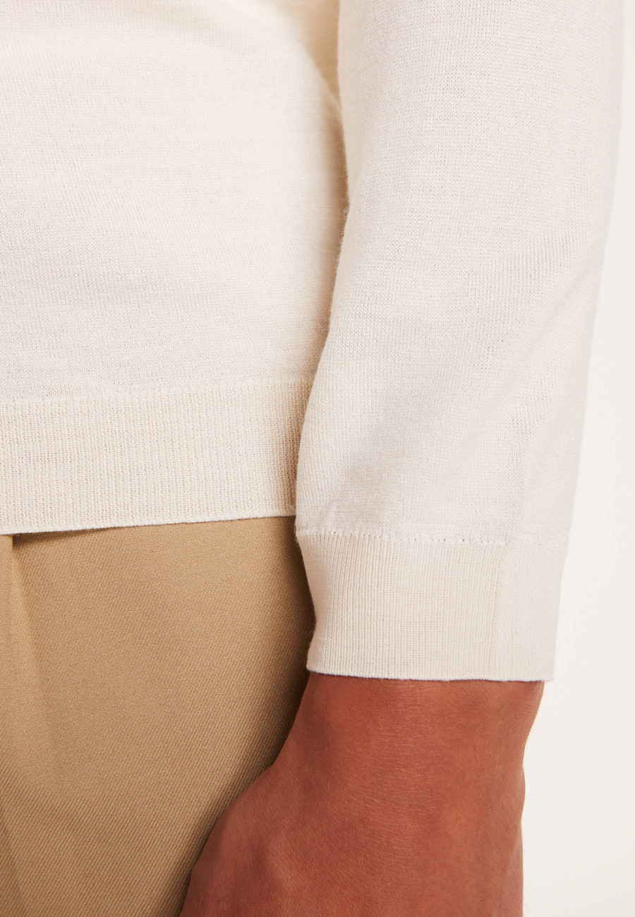 Polo en laine et soie - Bartev