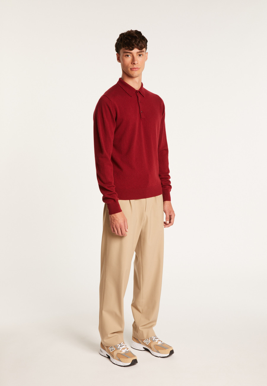 Pull col polo en cachemire - Emerson