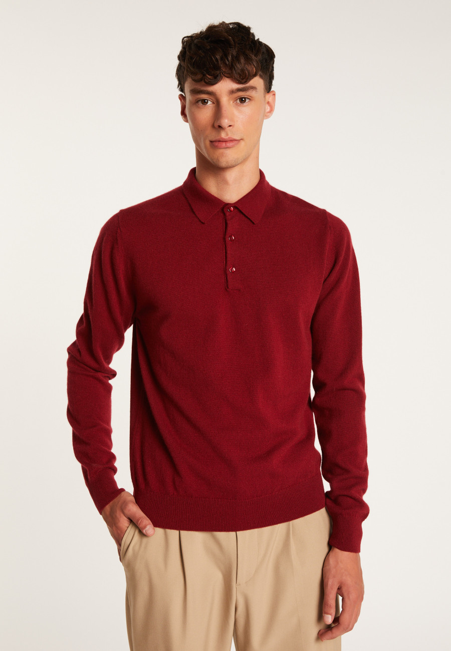 Pull col polo en cachemire - Emerson