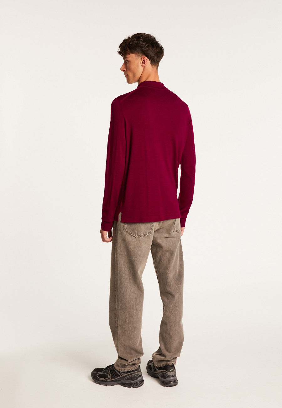 Surchemise à poches plaquées en laine mérinos - Andy