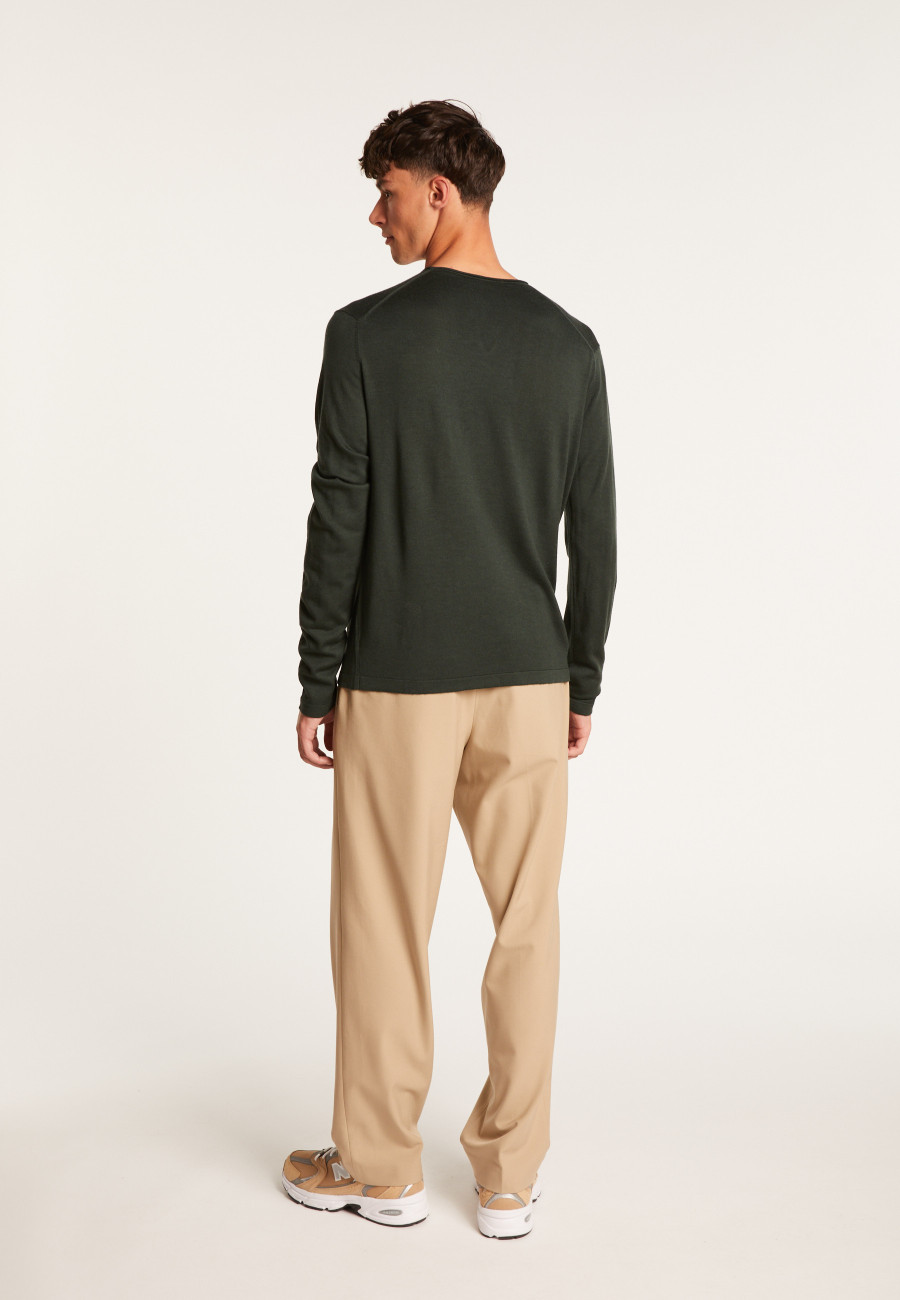 Suéter de lã merino com logo tunisiano - Etan