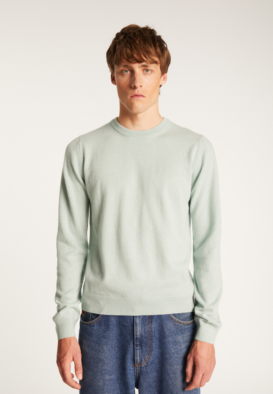 Suéter de cashmere com gola redonda - Evain
