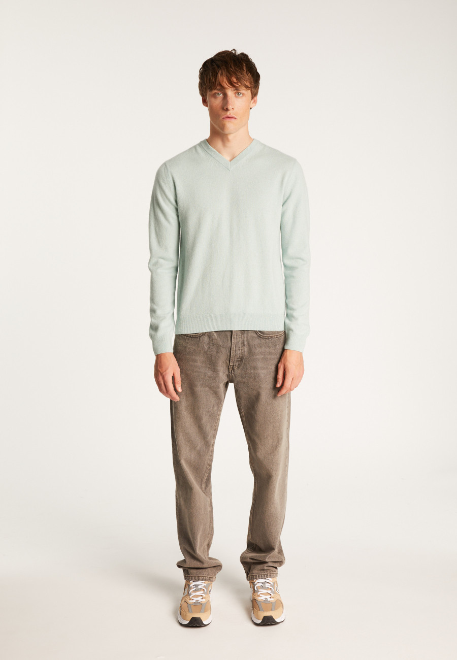 Cashmere V-Neck Sweater - Evann