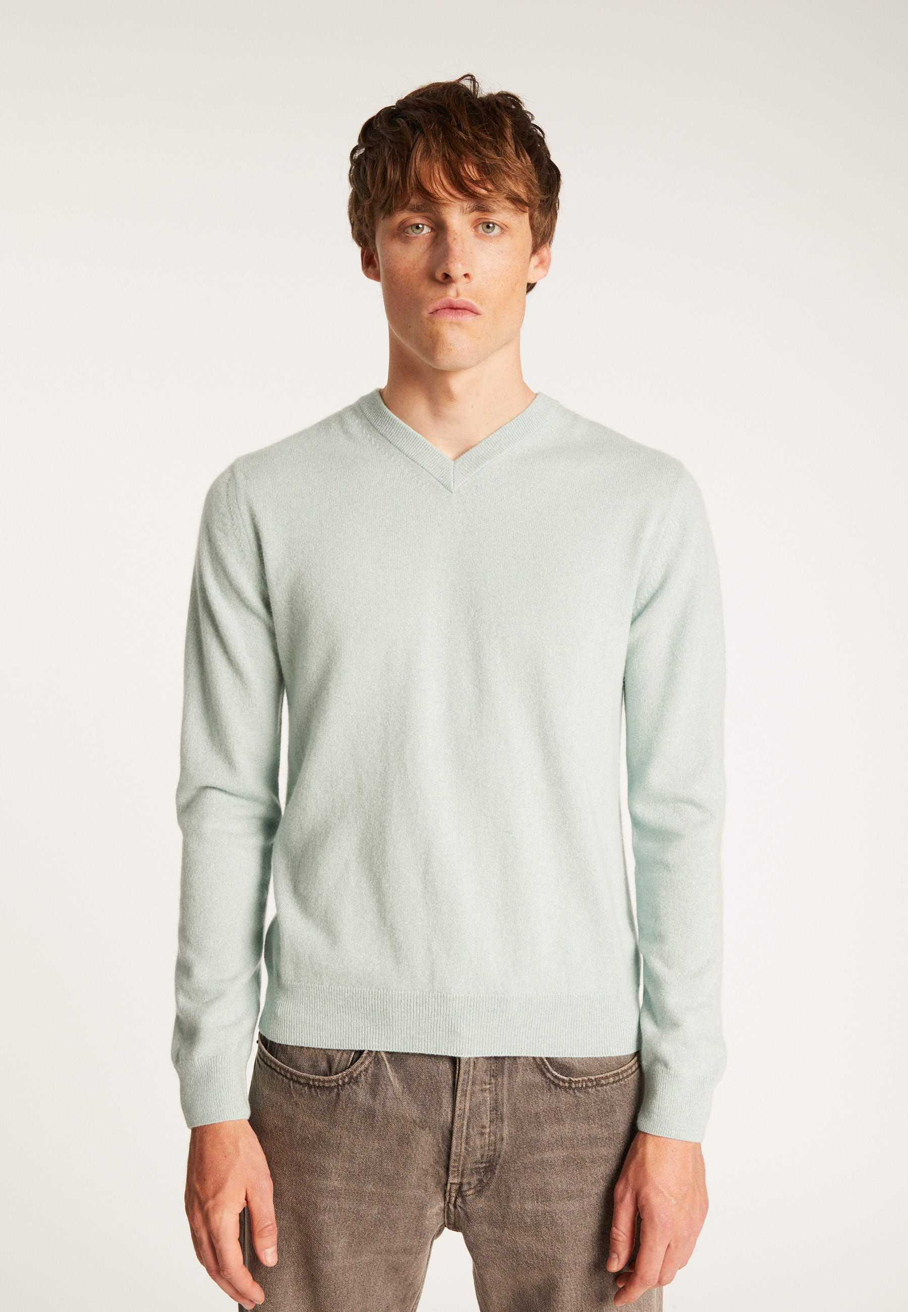 Pull col V en cachemire - Evann