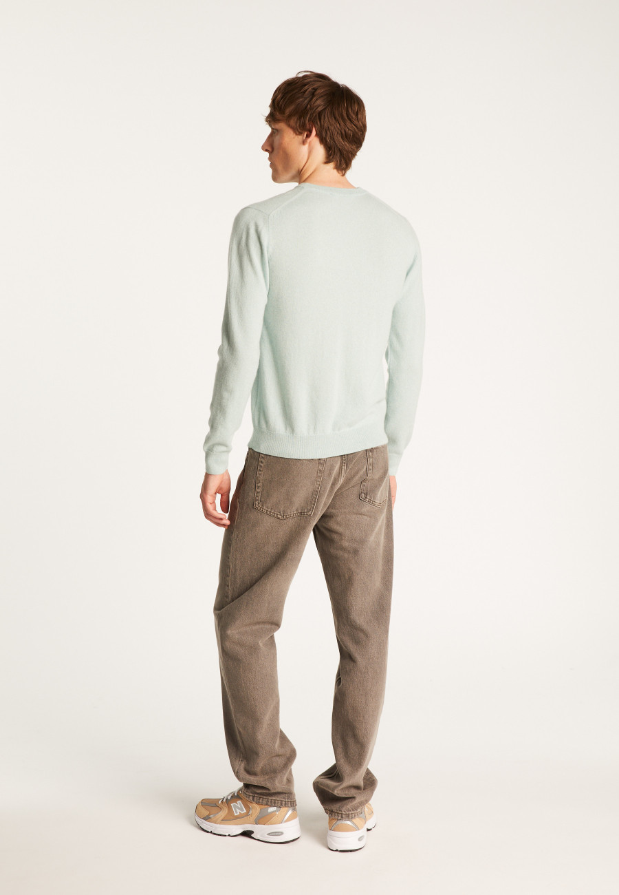 Suéter de cashmere com decote em V - Evann