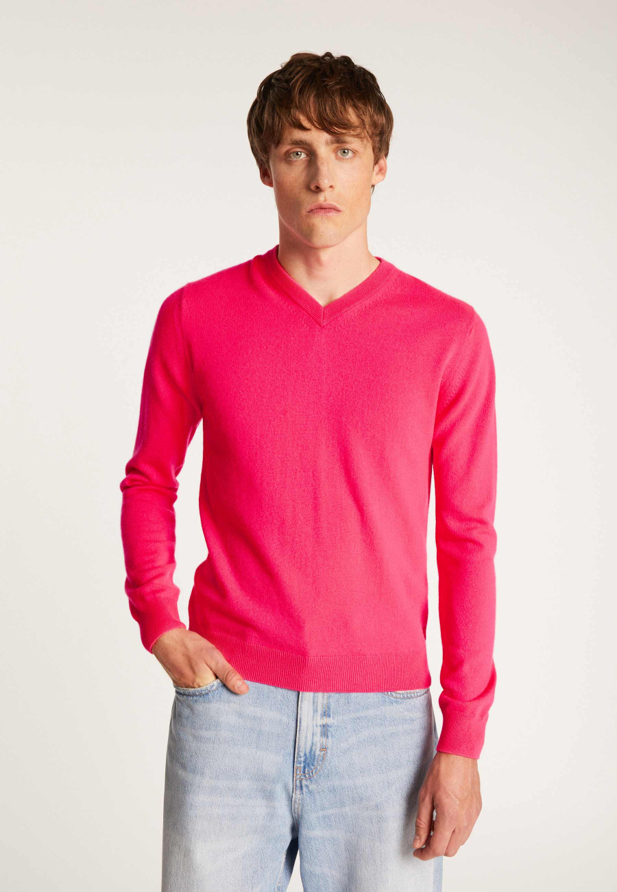 Cashmere V-Neck Sweater - Evann