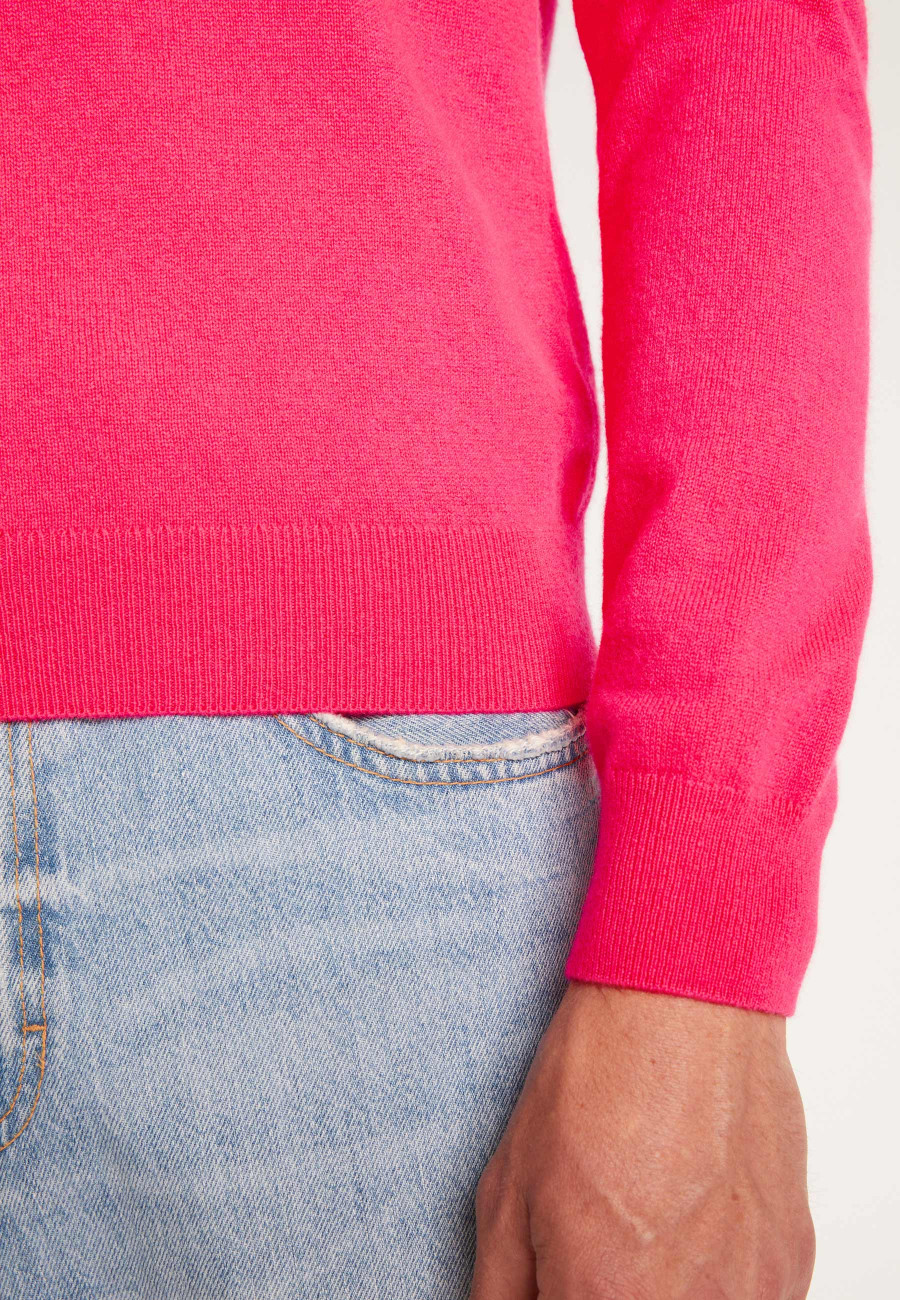 Cashmere V-Neck Sweater - Evann