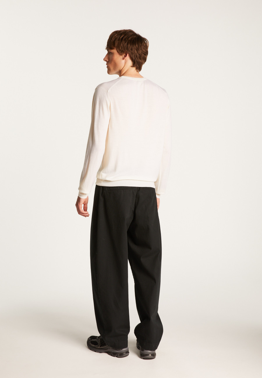 Merino Wool Crewneck Sweater - Eddie