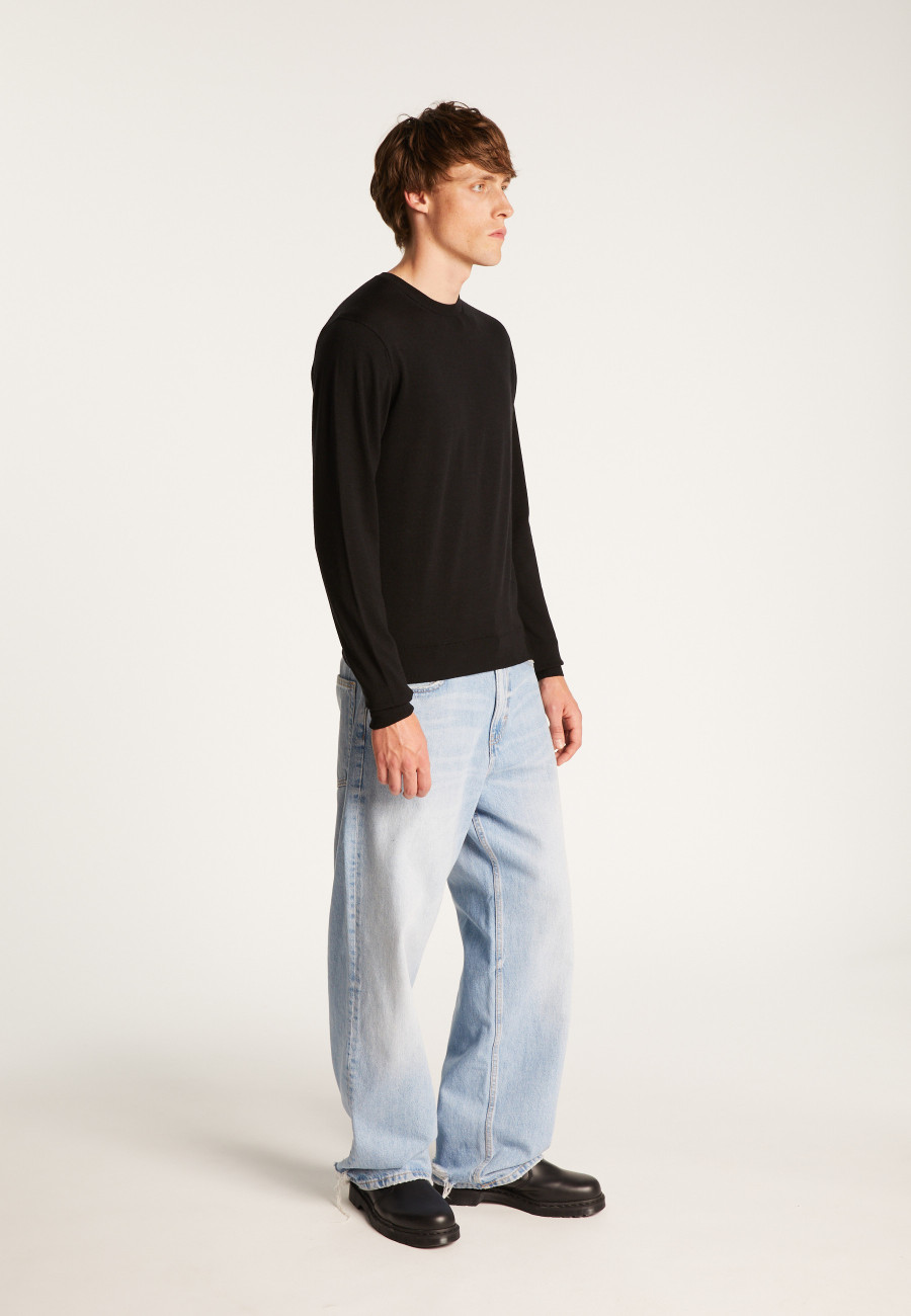 Merino Wool Crewneck Sweater - Eddie