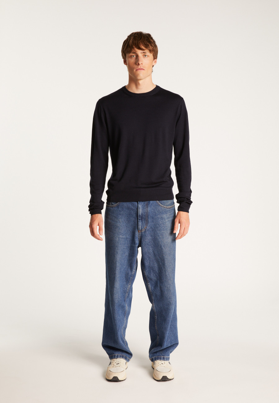 Merino Wool Crewneck Sweater - Eddie