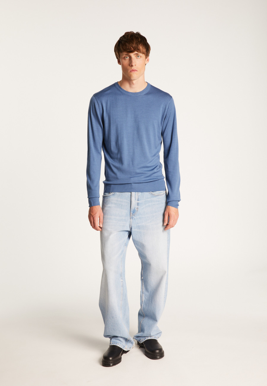 Merino Wool Crewneck Sweater - Eddie