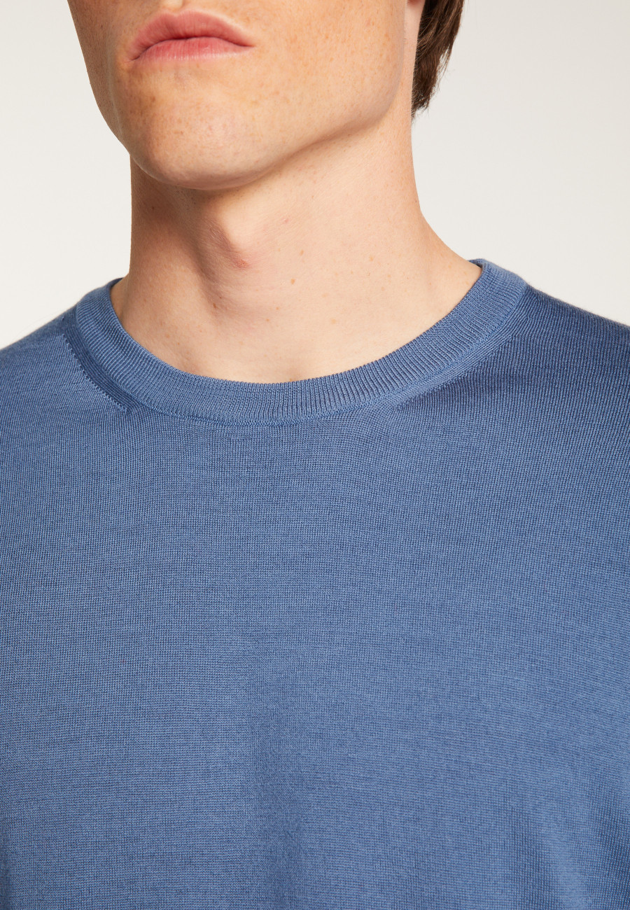 Merino Wool Crewneck Sweater - Eddie