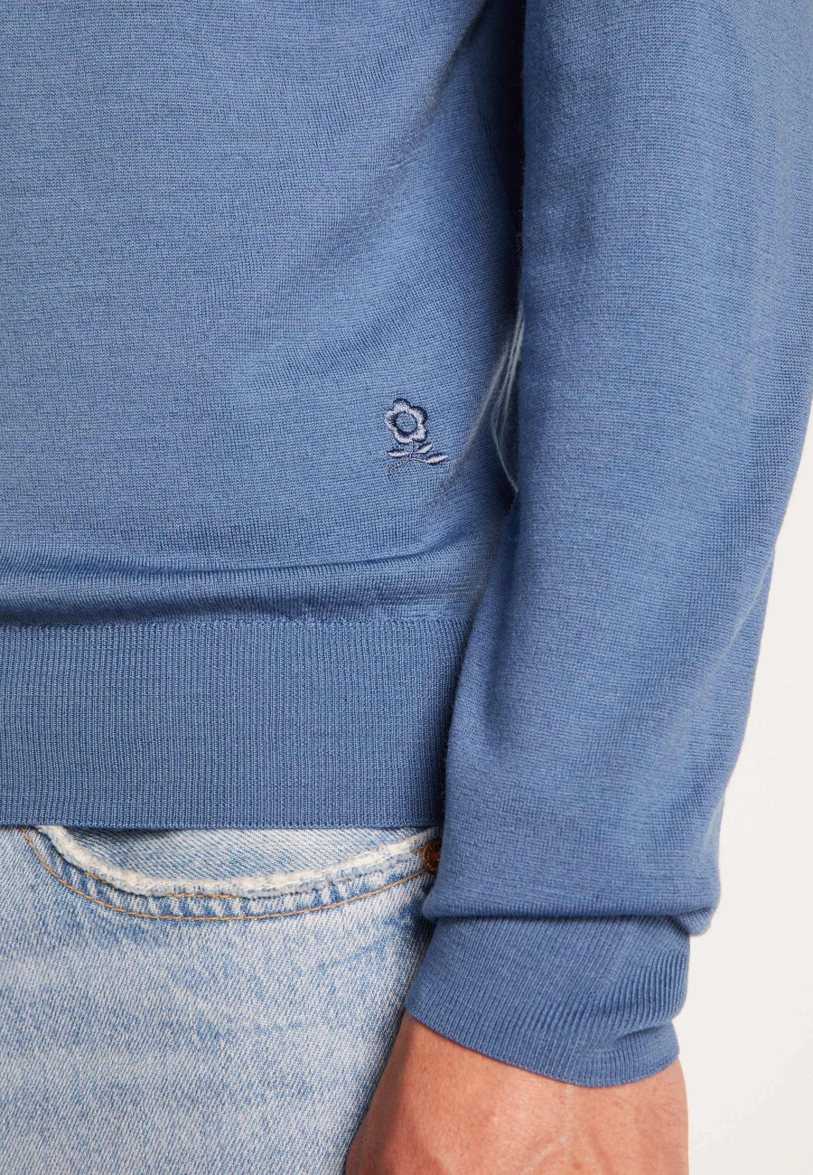 Merino Wool Crewneck Sweater - Eddie