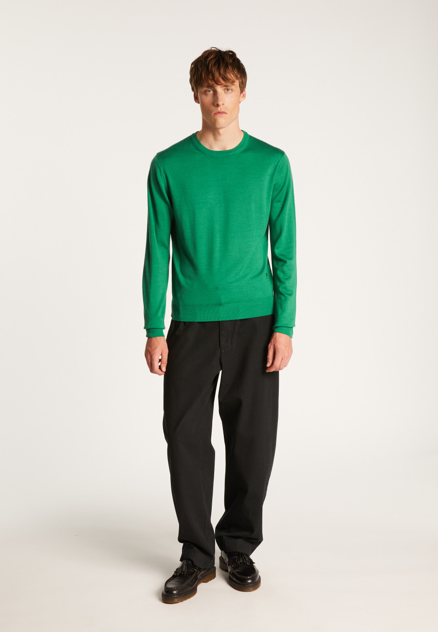 Merino Wool Crewneck Sweater - Eddie