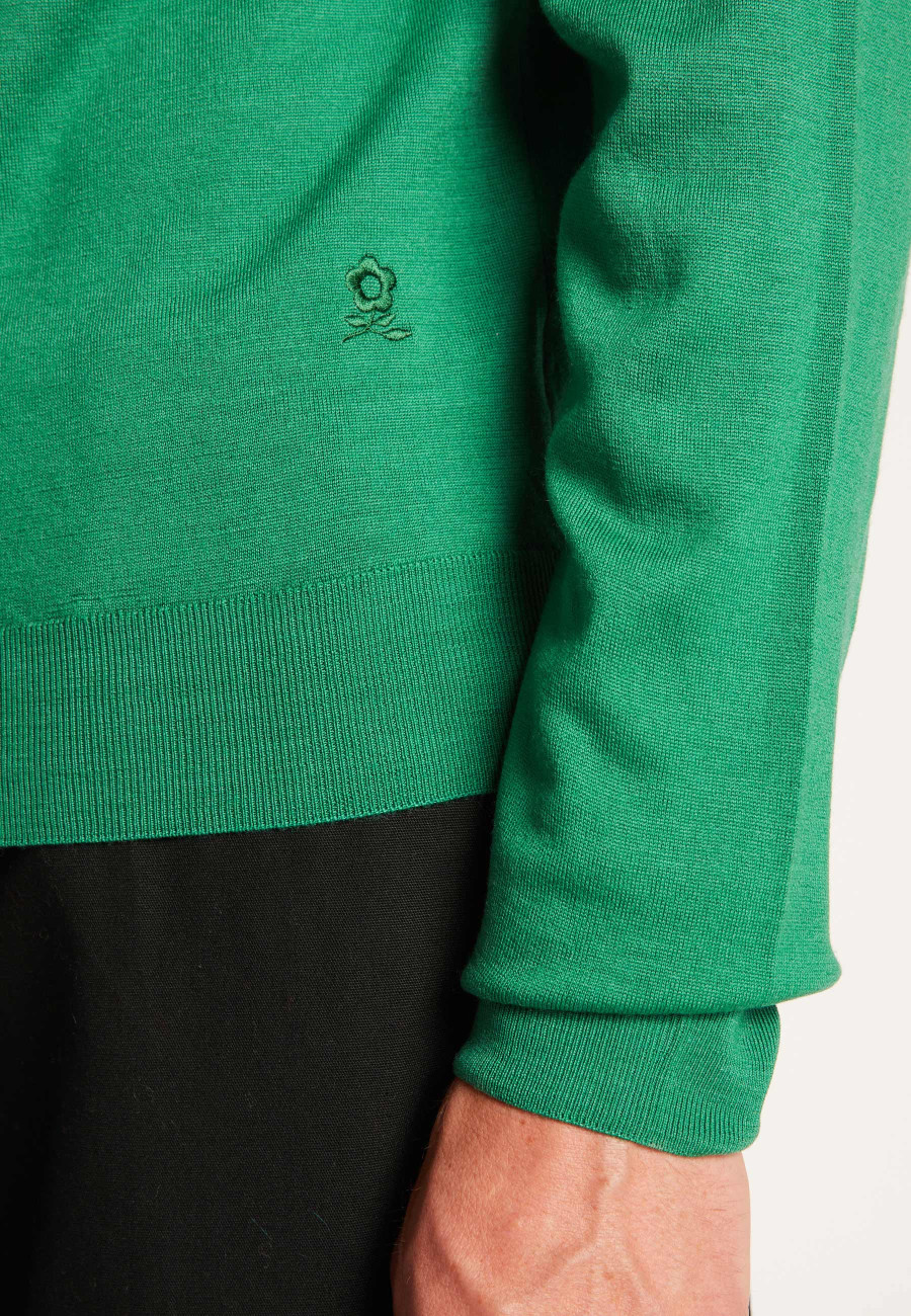 Merino Wool Crewneck Sweater - Eddie